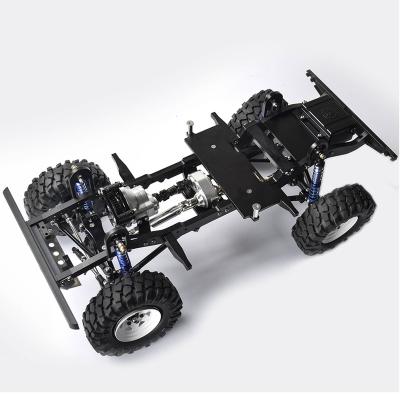 China Vehicles & Remote Control Toys RC Toys CNC Metal 275mm Wheelbase Frame Chassis For 1/10 RC Crawler Car Defender D90 Gelande II for sale