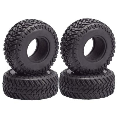 China Vehicles & Remote Control Toys 4PCS 108mm 1.9 Inch Rubber Rocks Roll Tires For 1/10 RC Rock Crawler SCX10 Axial 90047 D90 D110 TF2 TRX-4 for sale