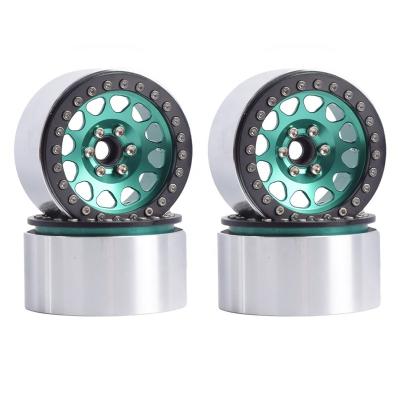 China Vehicles & Hot Sale 4PCS Remote Control Toys 2.2 Inch Rim Beadlock Wheels For 1/10 RC Rock Crawler Axial SCX10 Traxxas TRX4 TRX6 for sale