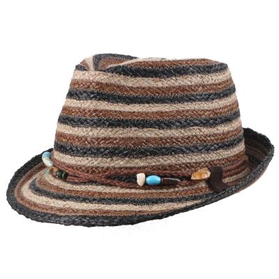 China Huayi Summer Beach Straw Hat Raffia Best Selling High Quality Fashion for sale