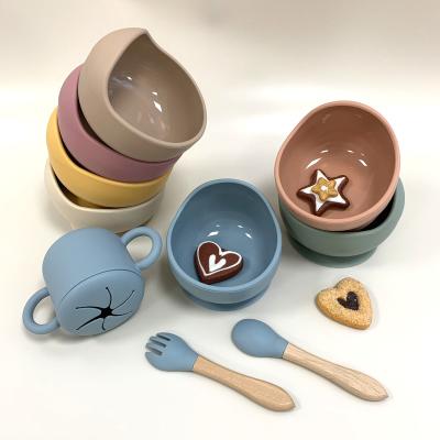 China 2023 BPA Free Silicone Suction Baby Eco Friendly Hot Selling Bowls for sale