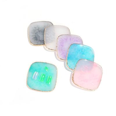 China High Quality Square Resin Manicure Displays Nail Polish Art Palette for sale