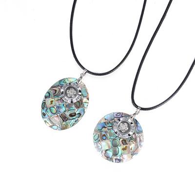 China 2021 New High Quality Natural Shell Abalone Pendant Necklace for sale