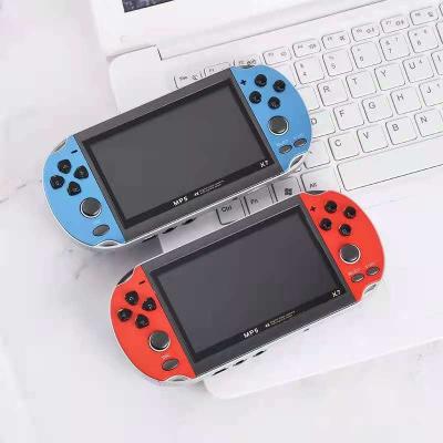 China Dual Players Play 4.3 Inch X7 Games Built In 8G 32Bit Classic Video Game Console For Gift Psp Kids Mini HD Screen Handheld Game Player for sale