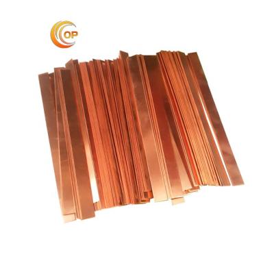 China Electronic Thin Environmental Friendly Electrolytic Copper Sheets For Battery for sale