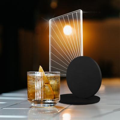 China Post-modern elegant fashion modern table lamp beautiful dinner table transparent acrylic table lamp for sale