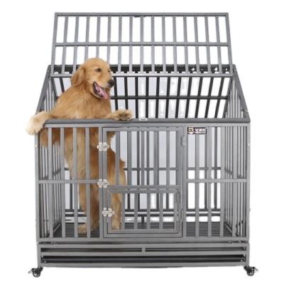 China Pet Supplies Breathable Metal Foldable Pet Breeding Room Heavy Duty Dog Kennel High Quality Dog Cage for sale