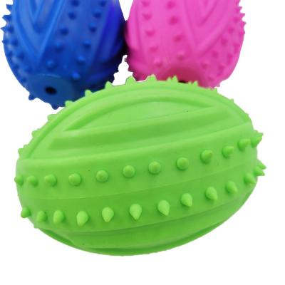 China Various Ball Shape Sports Interaction TPR Dog Chew Toy Toy Bouncing Ball Viable Interesting Pet Stuffed Toy Pet for sale