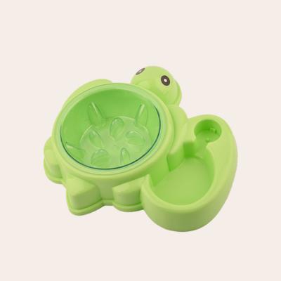 China Hot Selling New Design Stainless Steel Dog Bowl Dog Turtle Shape Viable Slow Feeder Dog Bowl Drinking Water Bottle for sale