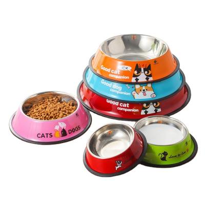 China Automatic Durable stainless steel pet bowl stainless steel dog bowl ceramic pet bowl for sale