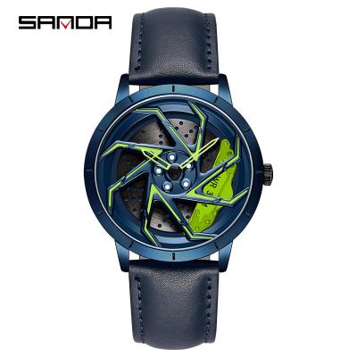 China Full Calendar Charm Men Watch With Leather Strap Japan Movement Design Special New Arrived 2023 Hot Selling Items In Stock for sale