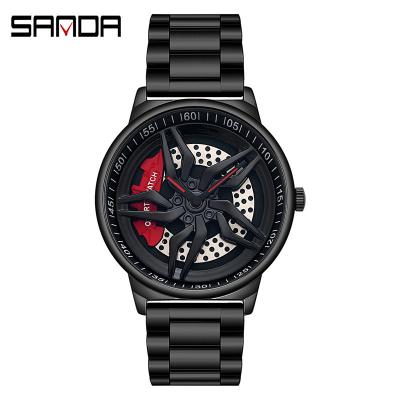 China Full Calendar Rotated Dial Fashion Quartz Watch For Men 2023 New Style Hot Selling Item With Japan Movement Water Proof for sale