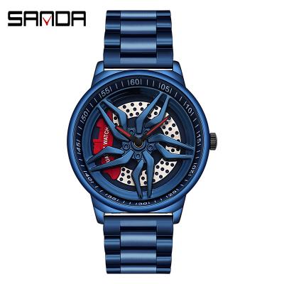 China Full calendar 2023 watch for men fashion style quartz ready in stock for wholesale with good price and fast delivery for sale