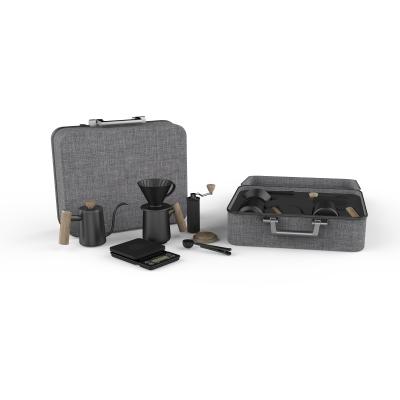 China DHPO Coffee Table Set Viable Ceramic Bartender Tools Luxury Brewing Coffee Gift Set V60 for sale