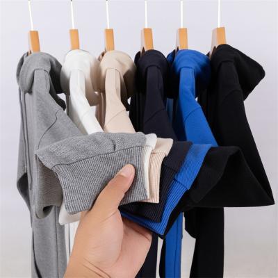 China Anti-Shrink OEM Free Sample Men women Sweatshirt 100%Cotton Blank Heavy Weight Mock Neck Puff Screen Print Oversize Pullover Unisex Hoodies for sale