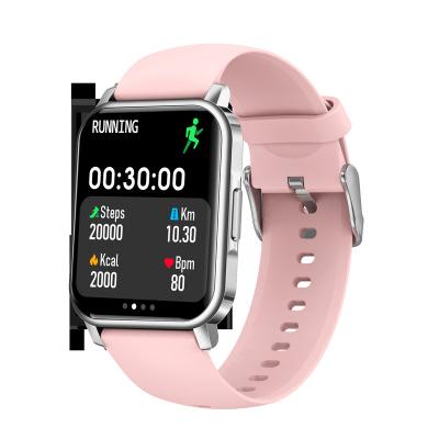 China 2022 Hot Selling Touch Screen Smartwatch Blood Pressure Heart Rate Monitor Sport Temperature Smart Watch For Phone for sale