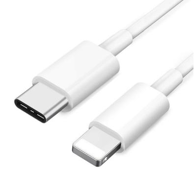 China COMPUTER 1M 20W USB-C Fast Charging C C Male USB to 8 Pin Lightning Male PD Cable for Mobile Charging Cable for sale