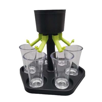 China Viable Hot Selling Wine Dispenser Six-Cup Wine Dispenser Party Fair Pour Wine Dispenser Spot Direct Supply for sale