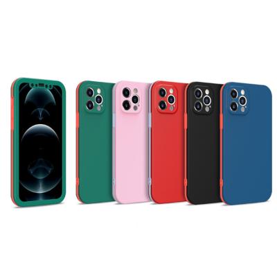 China 2021 Factory price Tpu+pc Amazon ebay 360 full cover double liner phone touch screen phone cover good for xiaomi redmi for sale