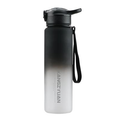 China 32oz Fitness Sports Ombre Tritan Viable Motivational Water Bottle BPA for sale