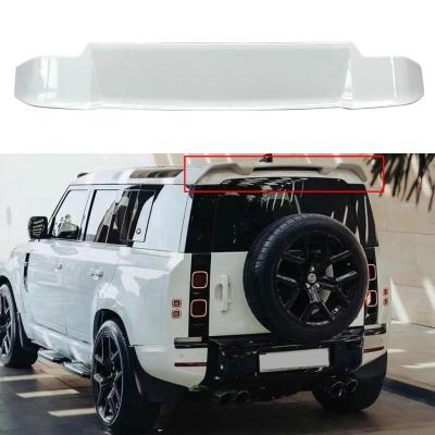 China Rear High Quality Waterproof Primer ABS Spoiler for 2021 Land Rover Defender 90 110 for sale