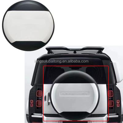 China Excellent Fitment Spare Tire Cover High Quality White Spare Wheel Cover Rear Tire Cover for Land Rover Defender 2020-2023 for sale