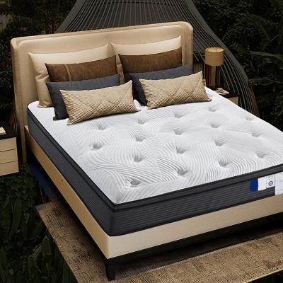 China AIDI Antibacterial 10 Years Warranty Good Memory Foam Gel Pocket Spring Sleep Mattress 7 Zone Mattress In Box Queen King Size Mattress for sale