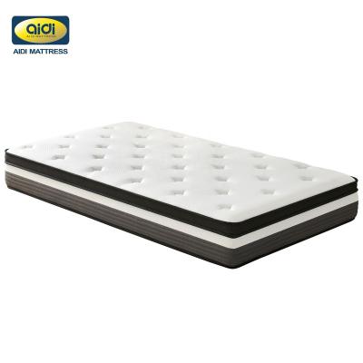 China AIDI Foldable King Queen Size Latex Mattress Memory Foam Roll Package Pocket Spring Family Bed Orthopedic Mattress In A Box for sale