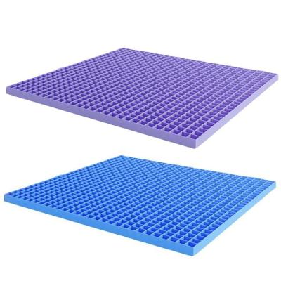 China Foldable Free Sample AIDI OEM High Quality Cooling Purple Tape Latex Memory Foam Mattress for sale