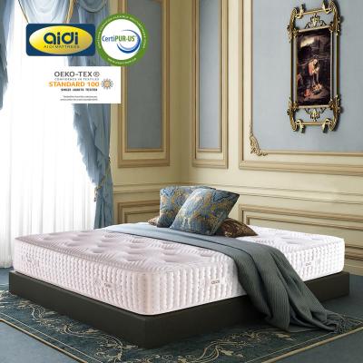 China 100% Hot Selling OEM/ODM AIDI 2021 Kasur In Amazon Sleepwell Round Lid 50 Density 7 Gel Memory Foam Zoned King Size Orthopedic Mattress for sale