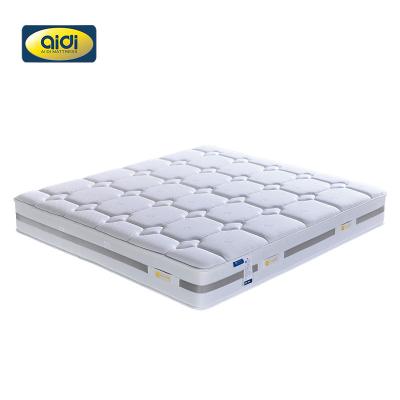 China AIDI Free Sample OEM/ODM Antibacterial Night Sleep Compressed Double Queen King Size Memory Foam Pocket Spring Bed Mattress Wholesale for sale