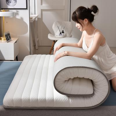 China Foldable Double Layer 4-Inch Gel Memory Foam Folding Twin Mattress Topper Enhanced Support High Density Ventilated Mattress Pad for sale