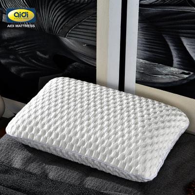 China 20% Anti-Static OFF Comfort Sleep Almohada Cervical Neck Pillow Kissen Orthopedic Gel Memory Foam Spring Support Pillow With Cover for sale