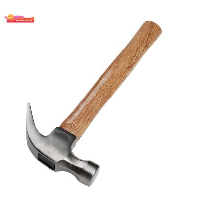 China Universal Hot Sale 0.25/0.5/0.75Kg Nail Hammer Claw Hammer With Wooden Handle Mini Claw Hammer for sale