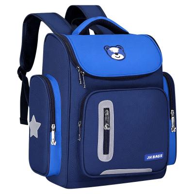 China OEM Factory Wholesale Cost Effective Backpack Kids Waterproof School Bag Custom British Style for sale