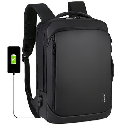 China With New Large Waterproof USB Business Men's Laptop Bag Backpack With USB Charging Port for sale