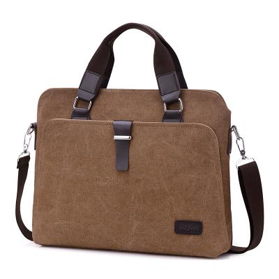 China Newest Fashinable 2021 custom logo13 12 13 15 inch handle shoulder strap canvas laptop bag for sale