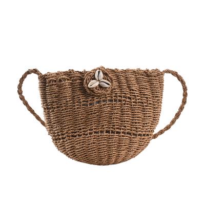 China New Fashion Spot Rattan Woven Bag Handwoven Bag Messenger Bag Handwoven Bag for sale