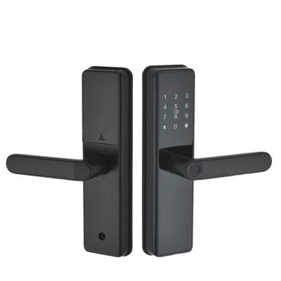 China Outdoor Office Digital Locks Fingerprint Cheap Apartment Touch Screen Handle Home Locker Finger Electric Electric Smart Door Lock Bluetooth for sale