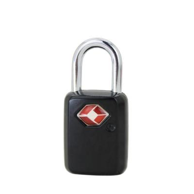 China TSA21011 Two Color Zinc Alloy Key Open Travel Padlock TSA Approved 40*19.5*13.8mm for sale