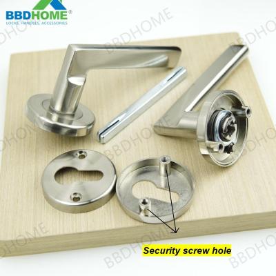 China Aluminum. aluminum handle WPC zinc rosette security lock body latch 70mm knob cylinder locksets door hand lock israel for sale