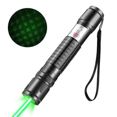 China High Power Rotation Focusing 532nm 2000 To 3000 Meters Powerful Lazer Indicator Pen Sight Laser Indicator Green Laser With Star Profile By 1x18650 Battery for sale