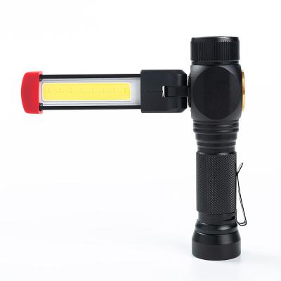 China LANDSCAPE COB LED Work Light Magnet Flashlight Foldable Rechargeable Torch Light Portable Work Light for sale