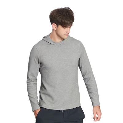 China Autumn Winter New Plain Hooded Anti-wrinkle Casual Custom Men's Waffle White Hoodies Hoodies and Sweatshirts for sale