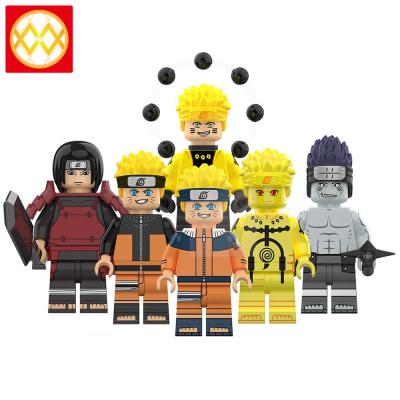 China KDL806 WM Building Toy Blocks Japanese Anime Uzumaki Hoshigaki Kisame Senju Hashirama Building Block Children Toys for sale