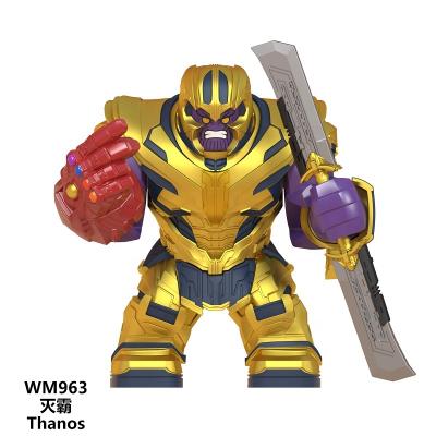 China Building Toy WM963 Endgame Thanos With Infinity Gauntlet Double Edged Sword The Great Building Block Of Bricks Gifts Kids Toys for sale