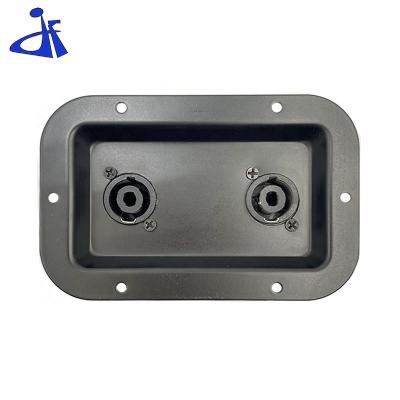 China audio & Hot Selling Wholesale Visual Stage Speaker Accessories Flat Iron Professional XLR Return Stand Flat Iron Junction Box for sale