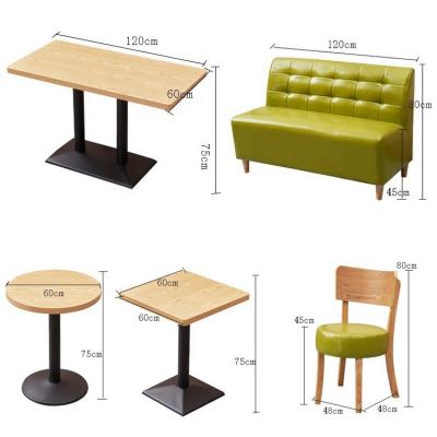 China Modern Wholesale Cheap Commercial Custom Restaurant Furniture Table And Booth for sale