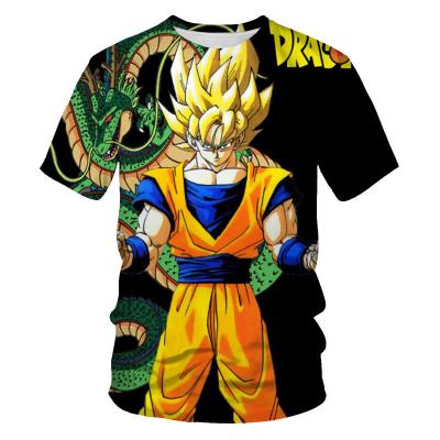 China anti-wrinkle fashion boys t-pop super retro fire animation sports boys t-series t-shirts men's factory direct sales for sale