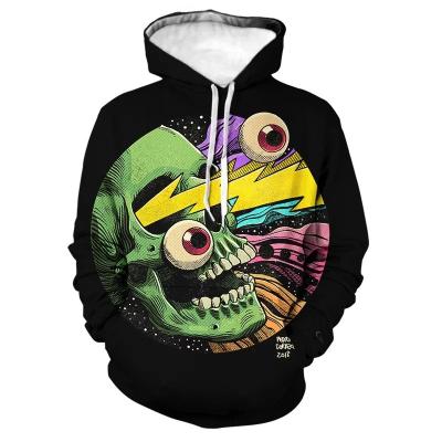 China Anti-pilling Men's Hooded Sweatshirt Customized Pull Over Boys Dalian Super Hoodie 3D Printed Animation Clothing for sale